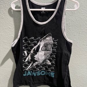 Old Navy Black and Gray Tank Top